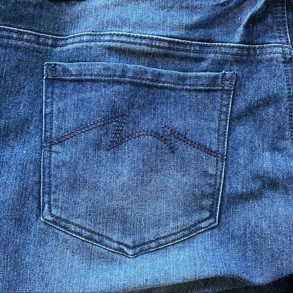 PLUS Medium Wash Women's Jeans Overalls - Picture 7 of 14